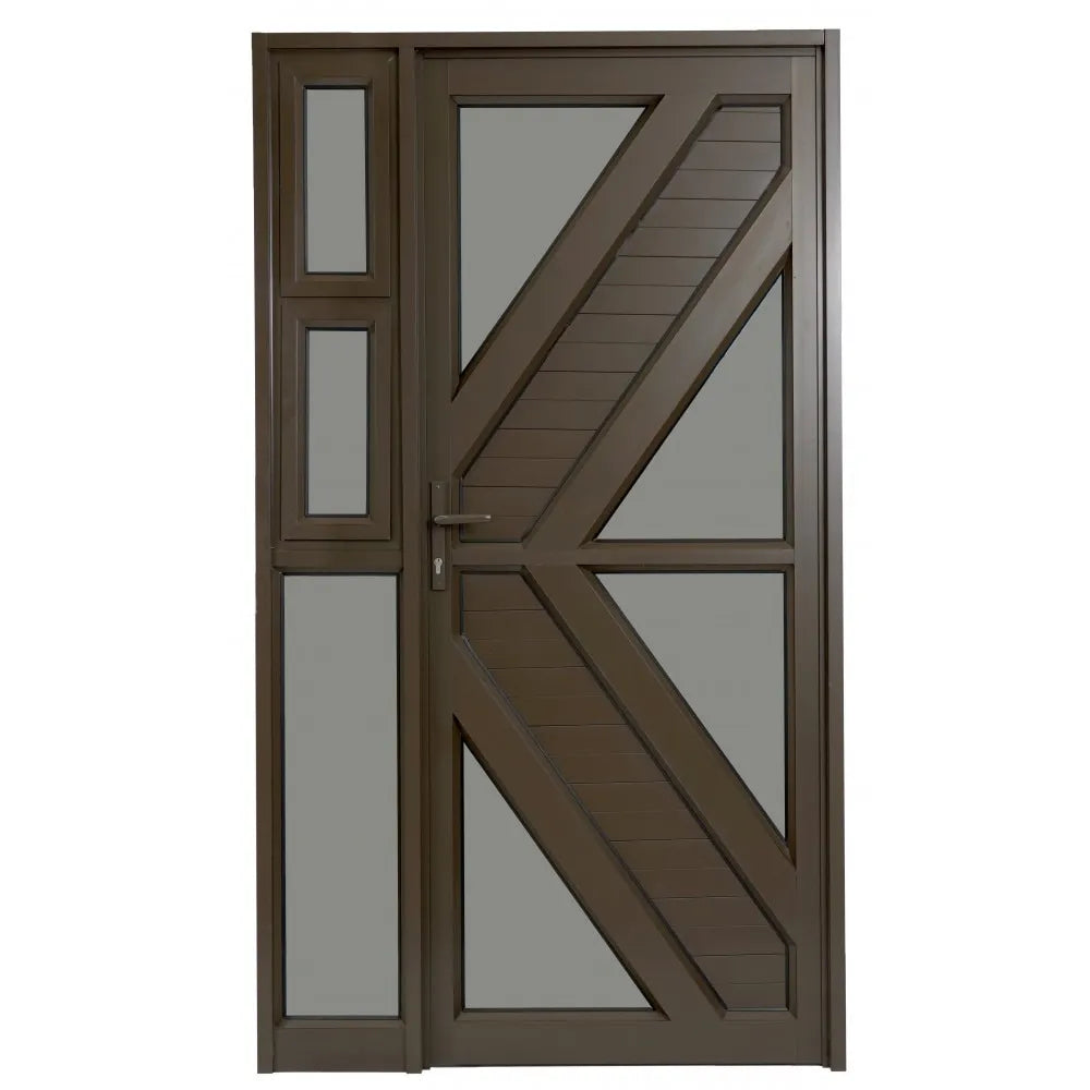 Aluminium Pivot Door 1 Sidelight 1.5M