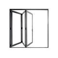 ALUMINIUM STACK DOOR 3 PANEL 1.8X2.1