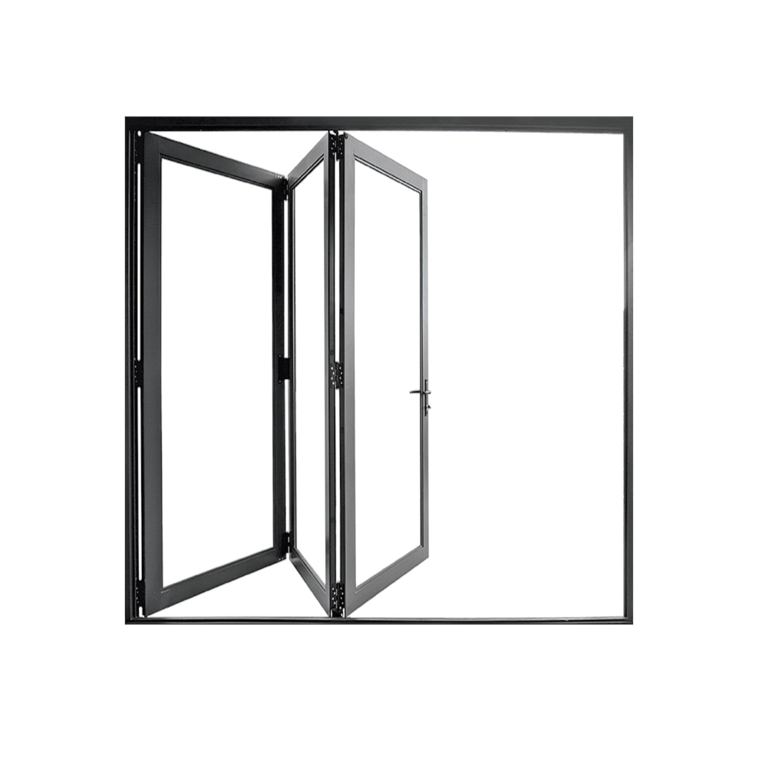 ALUMINIUM STACK DOOR 3 PANEL 1.8X2.1