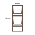 Aluminium Window 600 X 1500 2OP