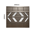 Aluminium Garage Door Fancy BDGD004
