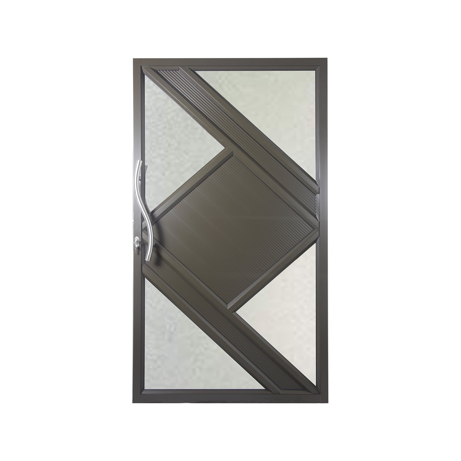 Aluminium Pivot Door Zigzag